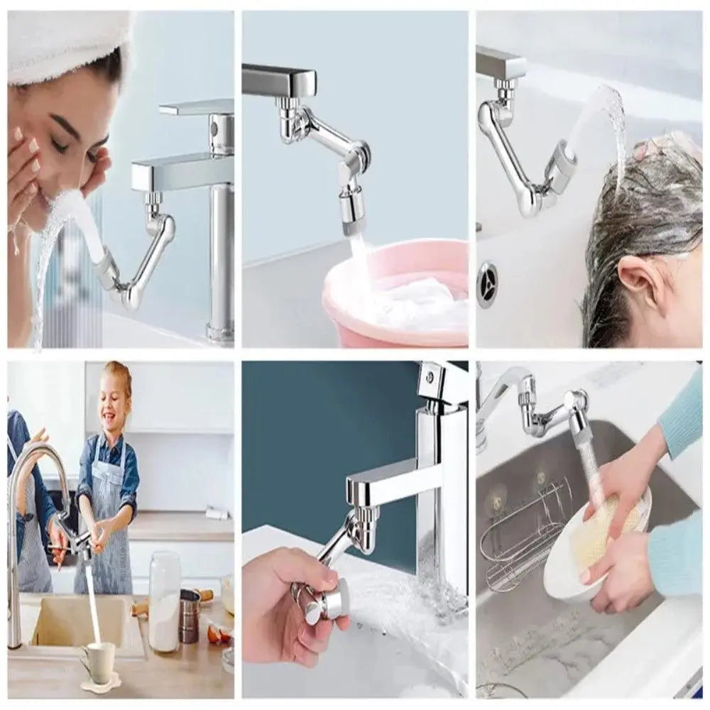 Robinet rotatif anti éclaboussures