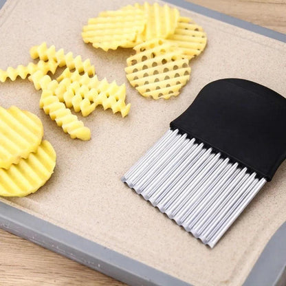 Couteau ondulé pour légumes