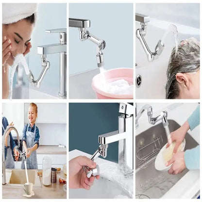 Robinet rotatif anti éclaboussures
