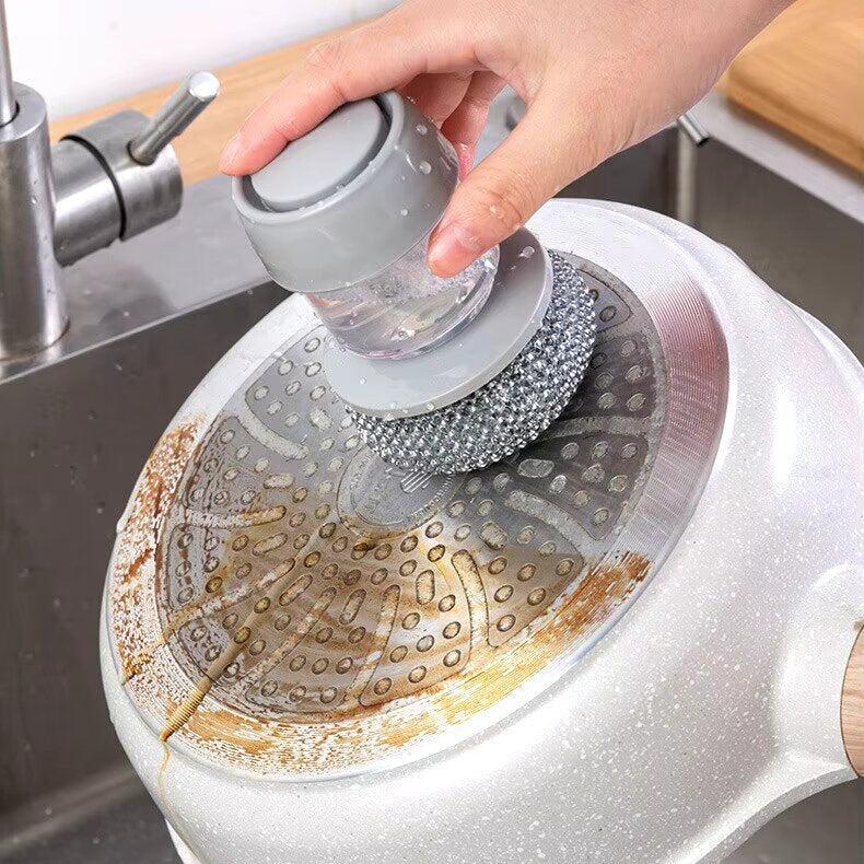 Brosse avec distributeur de liquide vaisselle Syntiva
